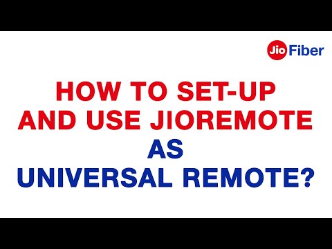 Set up your JioRemote