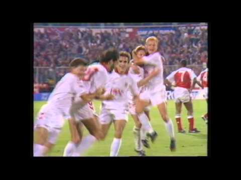 Benfica 1 Arsenal 1 (1991/2 European Cup)