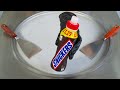 SNICKERS DRINK ICE CREAM ROLLS SATISFYING FOOD ASMR