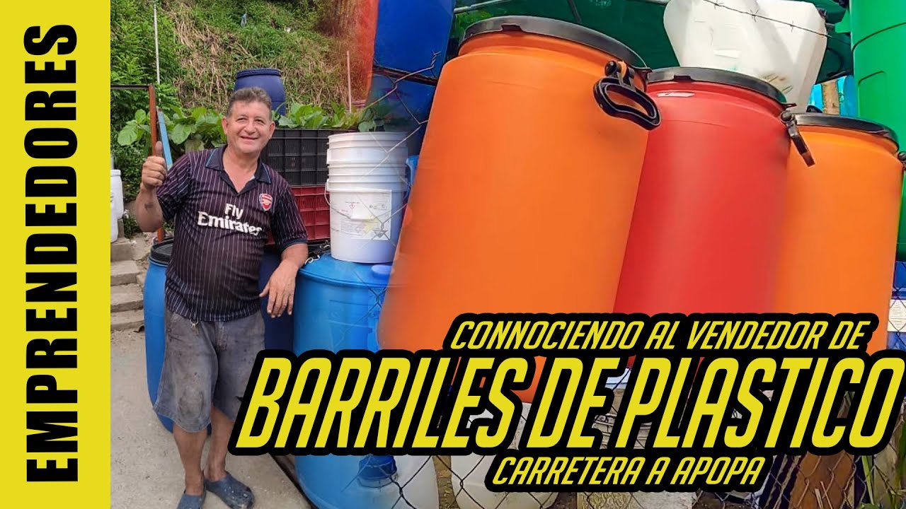 El vendedor de plástico y barriles en la carretera de Apopa un salvadoreño emprendedor
