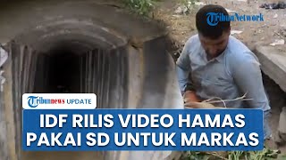Viral Rekaman Terduga Hamas Pakai Sekolah Dasar Beit Hanoun sebagai Markas dan Akses Terowongan