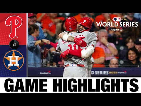 Phillies vs. Astros World Series Game 1 Highlights (10/28/22) | MLB Highlights