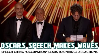 Oscars Speech Citing Occupation Leads To Some Unhinged Reactions