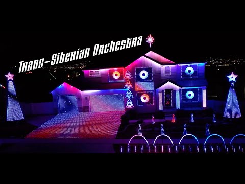 Christmas Eve / Sarajevo (TSO) 4K - Epic Synchronized Christmas Light Show - A Very Merry Meridian