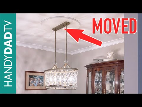 image-How do you center an off center light?
