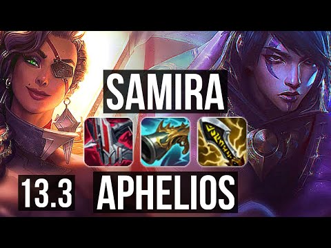 SAMIRA & Nautilus vs APHELIOS & Taric (ADC) | Penta, 700+ games, 800K mastery | KR Master | 13.3