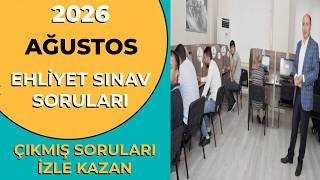 Ehliyet Sınav Soruları 2026 | Ağustos Eylül Çıkmış MEB Ehliyet Sorular