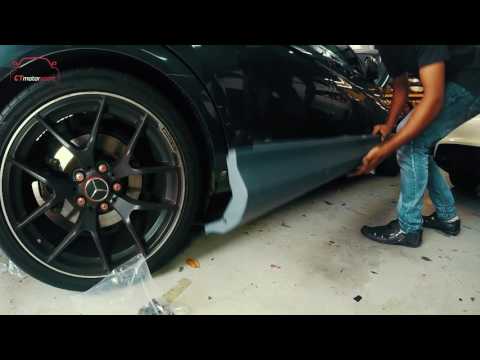 Mercedes W204 C-Class Convert C63 Bodykit with Rentech Carbon Boot Spoiler