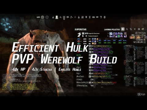 The Efficient Hulk | ESO Werewolf PVP Build for Necrom