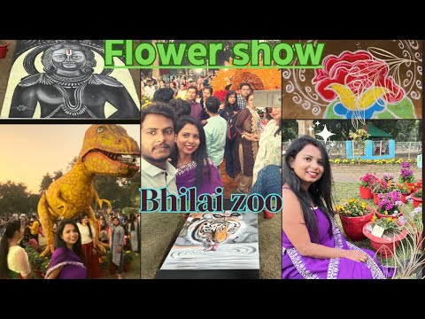 Experience the Enchanting Beauty of Maitri Garden Flower Show 2024 bhilai | bhiali zoo #vlog #vlogs