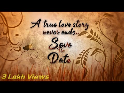 Cinematic wedding invitation video 2024 || A true love story never ends.