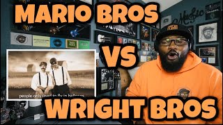 Mario Bros vs  Wright Bros - Epic Rap Battles Of History | REACTION