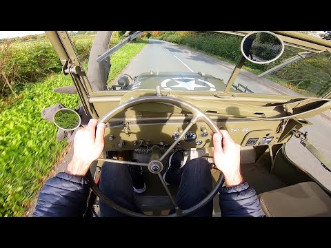 The POV Driving Experience - 1944 Ford GPW Jeep 2.2 Manual - POV Test Drive