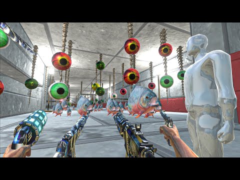 [EPIC] ALONE FPS IN DEADLY TRAP ZONE WITH ALL WEAPONS-Animal Revolt Battle Simulator