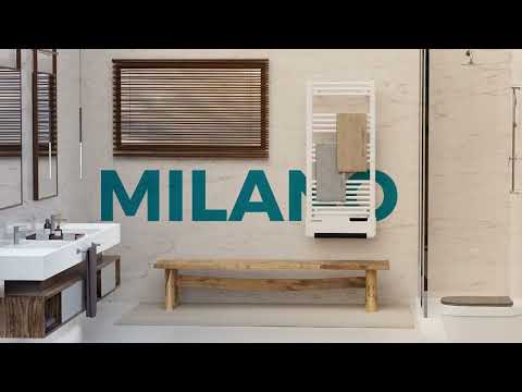 Sèche-serviettes électrique digital 500W avec soufflerie - Milano ROINTE