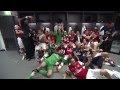 ARSENAL: FA Cup final dressing room celebrations.