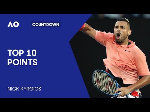 Nick Kyrgios' Top 10 Points | Australian Open