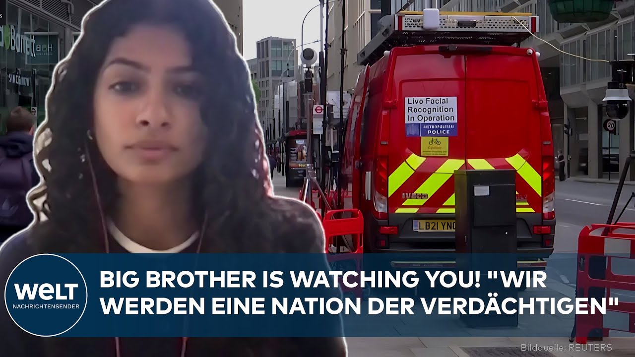 GESICHTSERKENNUNG IN LONDON: So dystopisch überwacht die britische Polizei Menschen in UK!
