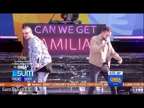 Familiar - Liam Payne ft J Balvin - LIVE on Summer Concert Series GMA 15/05/2018