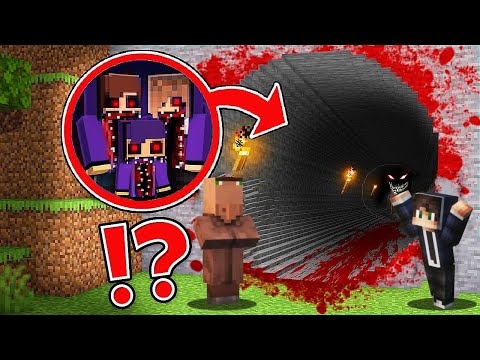 Pronašli Smo STRAŠNI TUNEL JEZIVE RAGE Porodice u Minecraft!