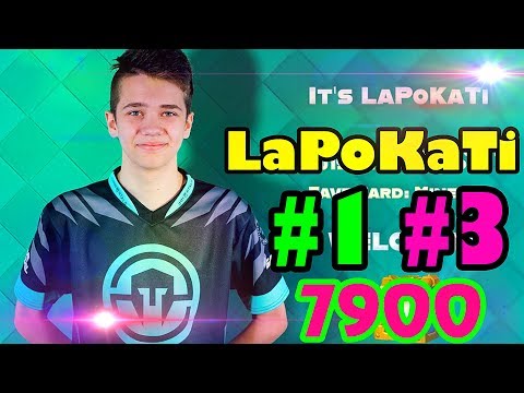🔥LaPoKaTi  👈 RANKED #1 and #3 in the World  7900+ gameplays - Clash Royale