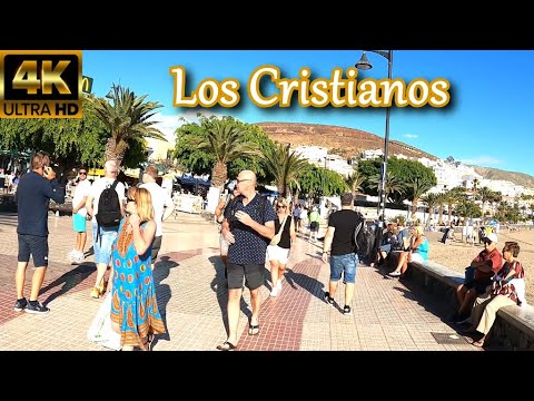 TENERIFE - LOS CRISTIANOS | Great Atmosphere & Clear Blue Sky 🌞 Watch the Scene in Mid-February 2023