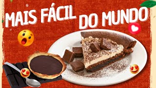 TORTA DE CHOCOLATE MAIS FÁCIL E SIMPLES DO MUNDO!