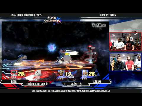 FGF5 - Bees! & THC|Rock Leeroy Vs. RiR|Nite$ & Steam - Doubles Losers Finals - Smash 4