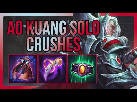 THIS GOD CRUSHES IN SOLO! Ao Kuang Solo Gameplay (Smite Conquest)