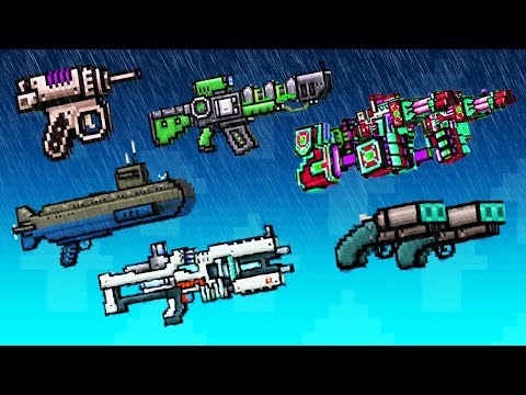 Pixel Gun 3D - 45 LVL Weapons Gameplay in Pool / Siege