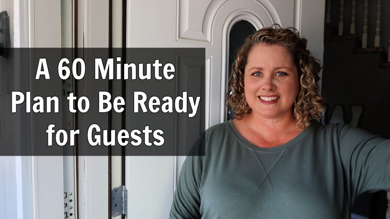 60 Minutes to Guests? Get the House Clean in an Hour! (Or at least cleanER!)