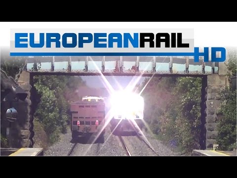 Irish Rail 071 loco 081 + ore wagons pass and 201 loco 227 + enterprise set 9003 pass Rush and Lusk