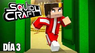 🦑SQUID CRAFT GAME 4🦑 DÍA #3: EL JUEGO DEL CARRUSEL 🎠