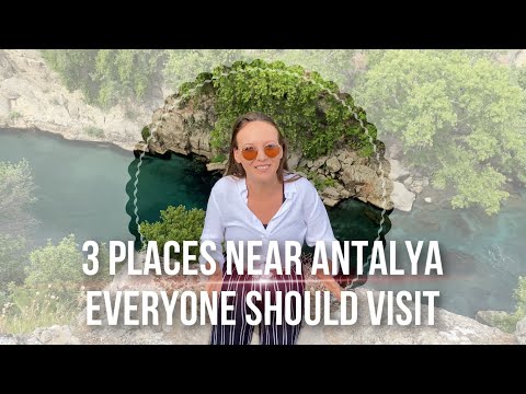 TOP 3 nature places around Antalya. Turkey 2021