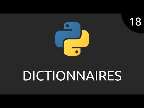 Python 18 dictionnaires