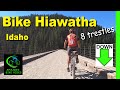 40 Minute Virtual Bike Ride | Hiawatha Trail Idaho | Scenic Bicycle Ride | Armchair Traveler