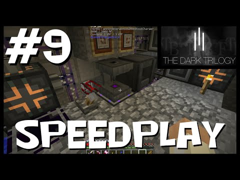 The Dark Trilogy Speedplay #9 - AE2 Storage and Auto-Crafting in Place!