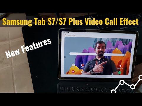 Samsung Galaxy Tab S7/S7 Plus New Features - Video Call Effect