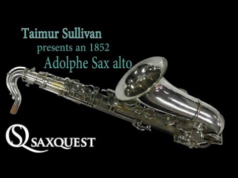 The pure beauty of an original Adolphe Sax, circa 1852 - Taimur Sullivan