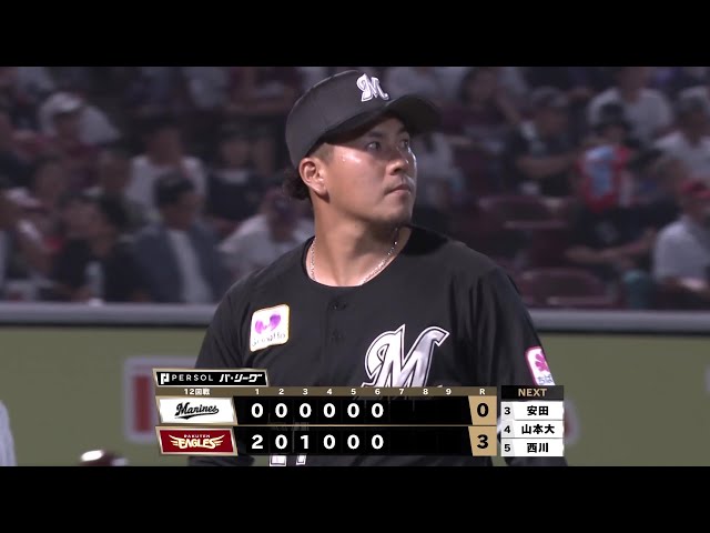 【6回裏】火消し成功!! マリーンズ・東妻勇輔 満塁のピンチで登板しチームを救う好投!! 2025年7月1日 東北楽天ゴールデンイーグルス 対 千葉ロッテマリーンズ