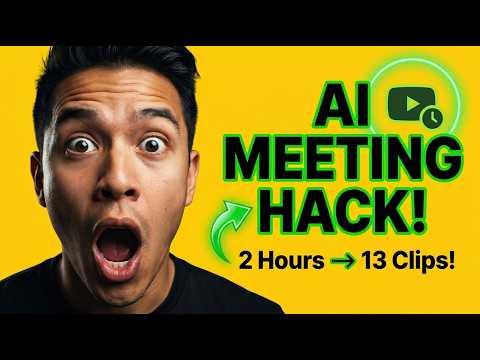 🎯 The AI Trick That Turns 2-Hour Meetings Into 13 Digestible Clips | Hero Extract