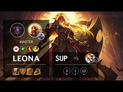 Leona Support vs Lux - KR Master Patch 10.4