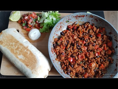 Easy Loaded Beef and Bean Burrito - Recipe (Better...