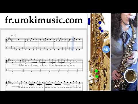 Cours de Saxophone Alto J. Balvin, Willy William - Mi Gente Tuto Partitions Partie#2 um-i829