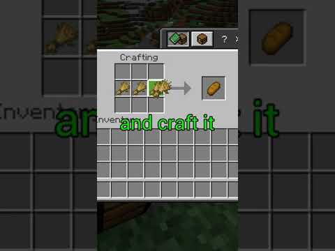 How To Make Bread In Minecraft 1.21 #youtubeshorts #minecraftshorts #youtubeshortsvid