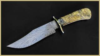 How to make a Frame Handle Gentleman's Bowie Knife