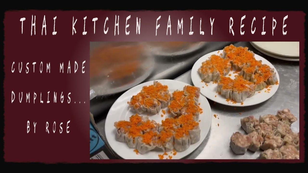 Video Category 2 Thai Kitchen - Homemade Dumplings - St. Louis