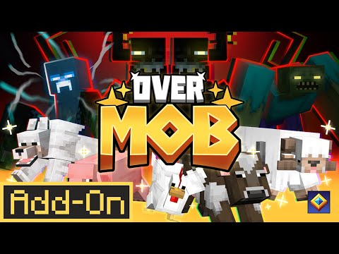 OVER MOB ADD-ON Adds 200+ Items, Elite Boss Battles & MORE To Minecraft Survival