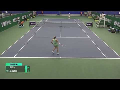 Janice Tjen [3] (INA) vs Polina Iatcenko (RUS) // 6-3 6-4 // W125 Jinan // 2nd Round