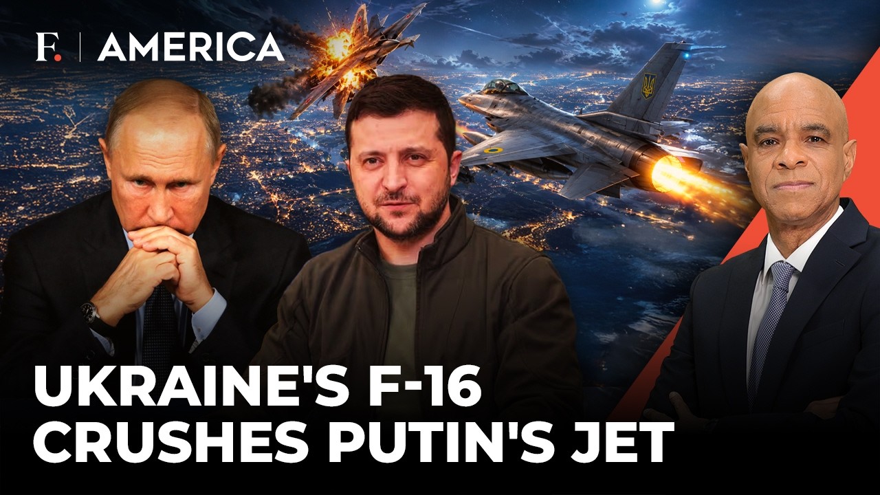 Ukraine's F-16 Hunts Down Putin's Fighter in Historic First Air Battle | Firstpost America | N18G